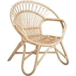 Fauteuil en rotin naturel Tengah