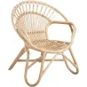 Fauteuil en rotin naturel Tengah