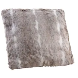 Coussin imitation fourrure 45 cm