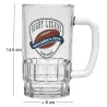 Chope à bière en verre Rugby