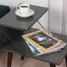 Table de chevet sur 2 niveaux Cross