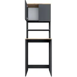 Meuble machine à laver en aggloméré Walnut