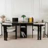Bureau 2 places en aggloméré Twin