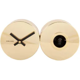 Horloge à poser en métal Duo Cuckoo