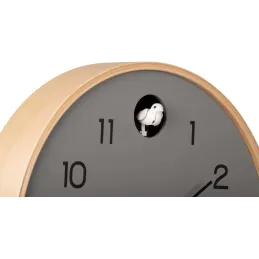 Horloge en bois de bouleau Natural Cuckoo