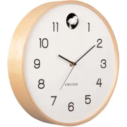 Horloge en bois de bouleau Natural Cuckoo