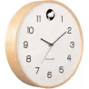 Horloge en bois de bouleau Natural Cuckoo