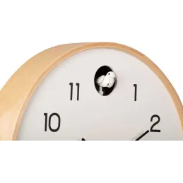 Horloge en bois de bouleau Natural Cuckoo