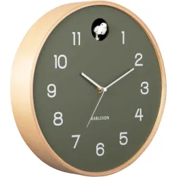Horloge en bois de bouleau Natural Cuckoo