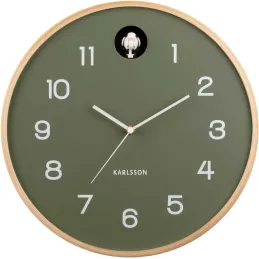 Horloge en bois de bouleau Natural Cuckoo