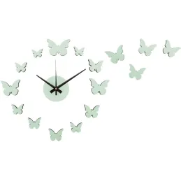 Horloge murale pastel DIY Butterfly