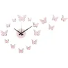 Horloge murale pastel DIY Butterfly