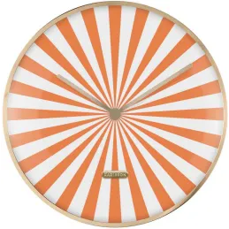 Horloge en métal Candy Swirl Dome