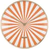 Horloge en métal Candy Swirl Dome