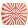 Horloge en métal Candy Swirl Dome