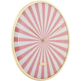 Horloge en métal Candy Swirl Dome