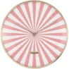 Horloge en métal Candy Swirl Dome