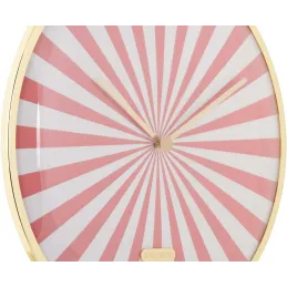 Horloge en métal Candy Swirl Dome