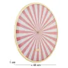 Horloge en métal Candy Swirl Dome
