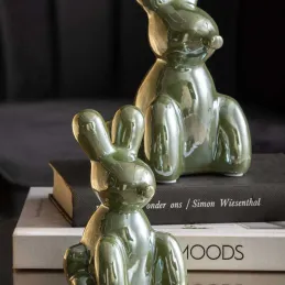 Statue en céramique Balloon Bunny
