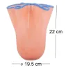 Vase en verre Ruffles Medium