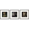 Tableau décoratif Animal head 40 x 40 cm (Lot de 3)