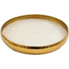 Bougie parfumée en aluminium doré