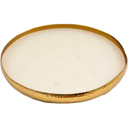 Bougie parfumée en aluminium doré