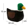 Bloc-porte en tissu Canard 15 x 20 cm