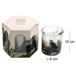 Bougie parfumée tube Palm (Lot de 2)
