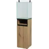 Kit aquarium colonne avec filtre et éclairage led