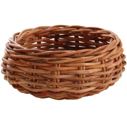 Corbeille de rangement ronde en poelet