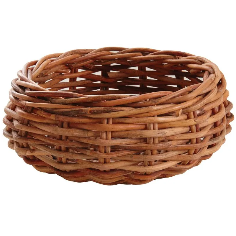 Corbeille de rangement ronde en poelet