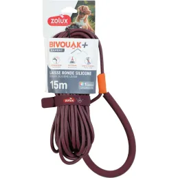 Longe ronde en silicone rouge Bivouak