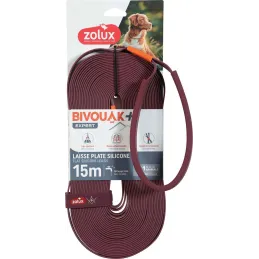 Longe plate en silicone rouge Bivouak