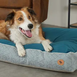 Coussin pour chiens en tissu déhoussable Kanga