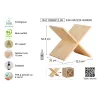 Range bouteille en pin 12 bouteilles Dinamic