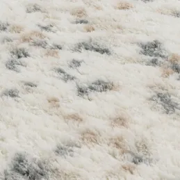 Tapis intérieur en polyester poils longs Léna confettis