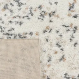 Tapis intérieur en polyester poils longs Léna confettis