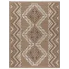Tapis intérieur extérieur aspect jute marron Tijuana 9054
