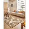 Tapis intérieur extérieur aspect jute marron Tijuana 9054