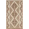 Tapis intérieur extérieur aspect jute marron Tijuana 9054