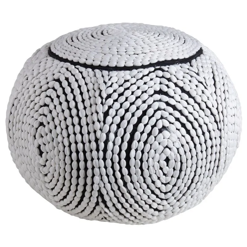 Pouf boule en polyester