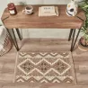 Tapis intérieur extérieur aspect jute marron Tijuana 9054