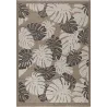 Tapis intérieur extérieur aspect jute noir Tijuana 9062 noir