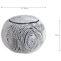Pouf boule en polyester