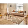 Tapis intérieur extérieur aspect jute terracotta Tijuana 9048