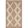 Tapis intérieur extérieur aspect jute terracotta Tijuana 9048