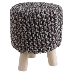 Tabouret bas en coton