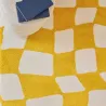 Tapis intérieur à poils longs Swing 383 jaune